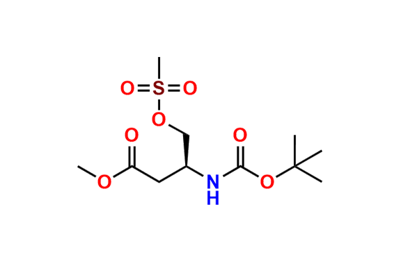 Methyl (S)-3-((tert-butoxycarbonyl)amino)-4-((methylsulfonyl)oxy)butanoate