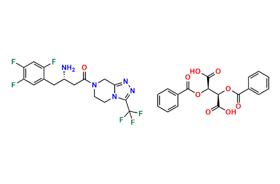 (S)-3-Amino-1-(3-(trifluoromethyl)-5,6-dihydro-[1,2,4]triazolo[4,3-a]pyrazin-7(8H)-yl)-4-(2,4,5-trifluorophenyl)butan-1-one (2R,3R)-2,3-bis(benzoyloxy)succinate