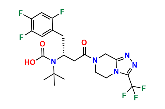 (R)-tert-butyl(4-oxo-4-(3-(trifluoromethyl)-5,6-dihydro-[1,2,4]triazolo[4,3-a]pyrazin-7(8H)-yl)-1-(2,4,5-trifluorophenyl)butan-2-yl)carbamic acid