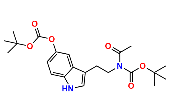 N-Acetyl-N,O-bis(tert-butoxycarbonyl) Serotonin