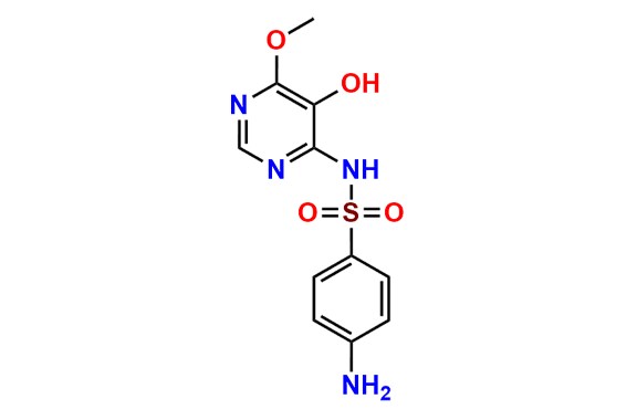 4-amino-N-(5-hydroxy-6-methoxypyrimidin-4-yl)benzenesulfonamide