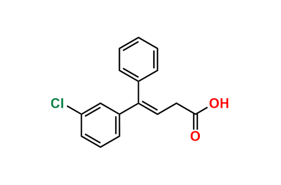 4-(3-Chlorophenyl)-4-phenylbut-3-enoic Acid