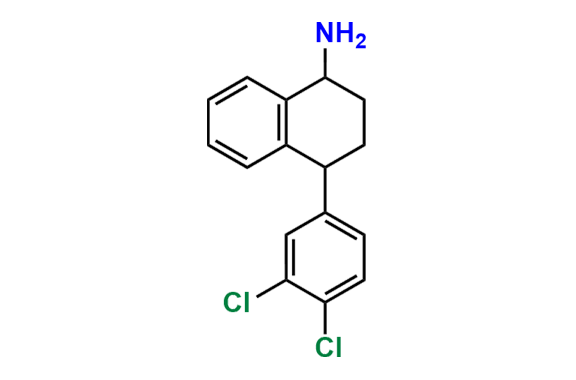 4-(3,4-Dichlorophenyl)-1,2,3,4-tetrahydronaphthalen-1-amine