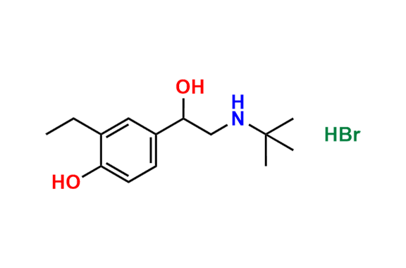 4-[(1RS)-2-(tert-Butylamino)-1-hydroxyethyl]-2-ethylphenol Hydrobromide