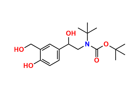 tert-Butyl tert-butyl(2-hydroxy-2-(4-hydroxy-3-(hydroxymethyl)phenyl)ethyl)carbamate