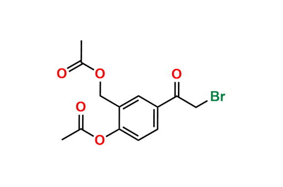 2-Acetoxy-5-(2-bromoacetyl)benzyl Acetate