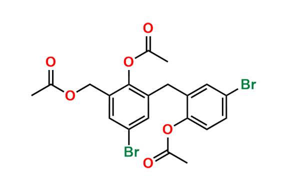 2-Acetoxy-3-(2-acetoxy-5-bromobenzyl)-5-bromobenzyl Acetate