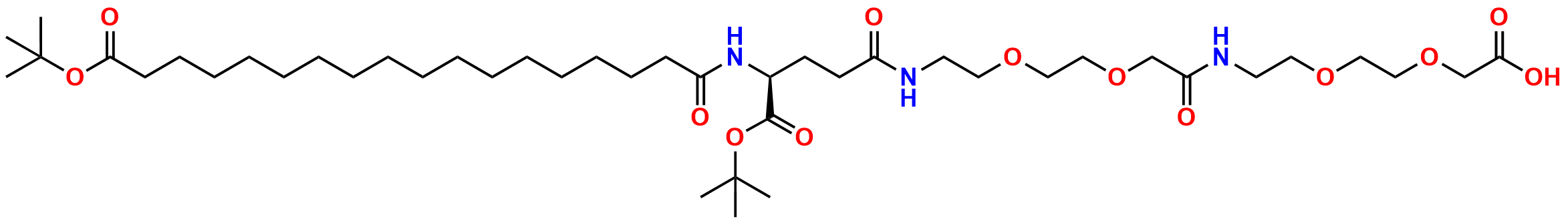 Semaglutide Side Chain-tBuO-Ste-Glu(AEEA-AEEA-OH)OtBu