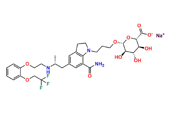 Silodosin beta-D-Glucuronide Sodium Salt