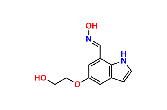 (7E)-5-(2-hydroxyethoxy)-1H-indole-7-carbaldehyde oxime