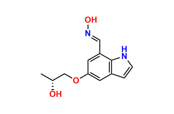 (7E)-5-[(2R)-2-hydroxypropoxy]-1H-indole-7-carbaldehyde oxime