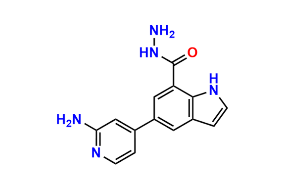 5-(2-amino-4-pyridyl)-1H-indole-7-carbohydrazide