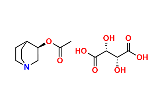 (R)-Quinuclidin-3-yl acetate (2R,3R)-2,3-dihydroxysuccinate