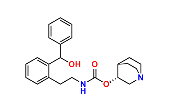 (R)-Quinuclidin-3-yl (2-(hydroxy(phenyl)methyl)phenethyl)carbamate