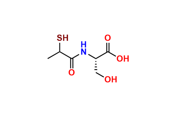 N-(2-Mercapto-1-oxopropyl)-L-serine