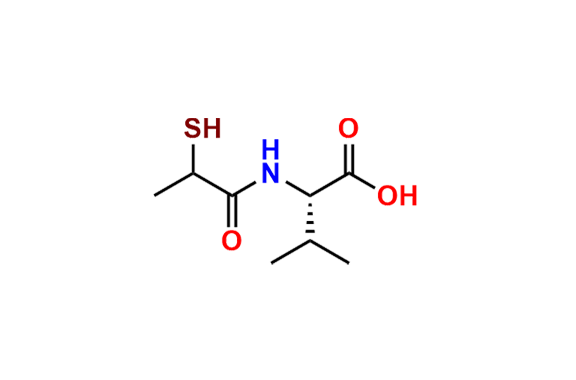 N-(2-Mercapto-1-oxopropyl)-L-valine