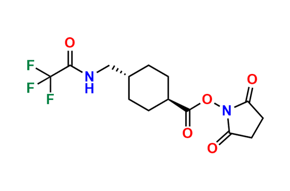 2,5-dioxopyrrolidin-1-yl (1r,4r)-4-((2,2,2-trifluoroacetamido)methyl)cyclohexane-1-carboxylate