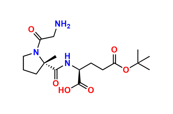(S)-2-((S)-1-(2-aminoacetyl)-2-methylpyrrolidine-2-carboxamido)-5-(tert-butoxy)-5-oxopentanoic acid