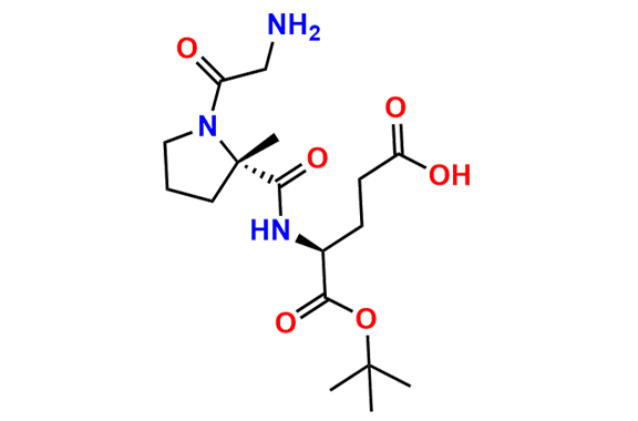 (S)-4-((S)-1-(2-aminoacetyl)-2-methylpyrrolidine-2-carboxamido)-5-(tert-butoxy)-5-oxopentanoic acid