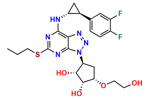 Ticagrelor (1R,2R,3S,5S) Isomer