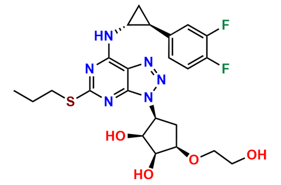 Ticagrelor (1S,2S,3S,5R) Isomer