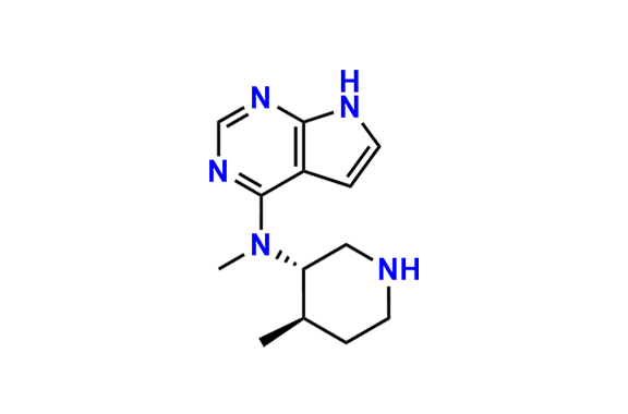 Tofacitinib Impurity (N-Des-(2-Cyanide-acetyl)-(3S,4R))