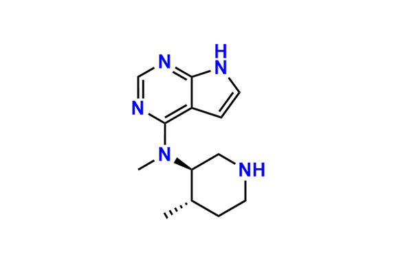 Tofacitinib Impurity (N-Des-(2-Cyanide-acetyl)-(3R,4S))