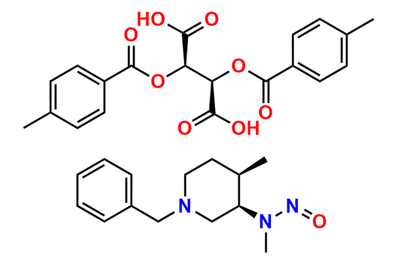 N-((3R,4R)-1-benzyl-4-methylpiperidin-3-yl)-N-methylnitrous amide (2R,3R)-2,3-bis((4-methylbenzoyl)oxy)succinate