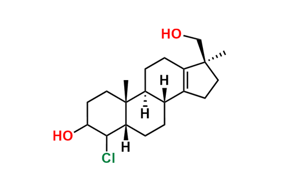 (3a,5ß,17ß)-4-Chloro-3-Hydroxy-17-Methyl-18-Norandrost-13-Ene-17-Methanol