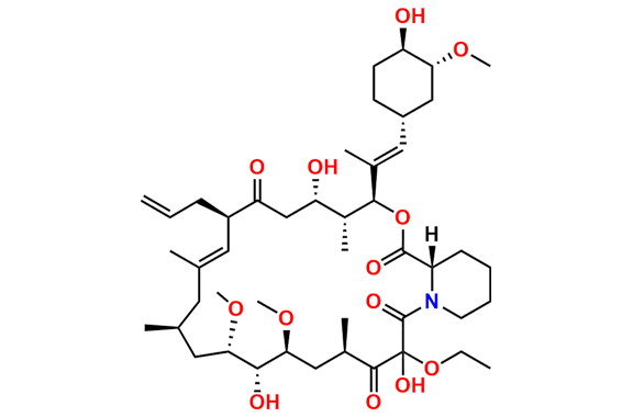 Tacrolimus O-ethyl open ring (peak 1)