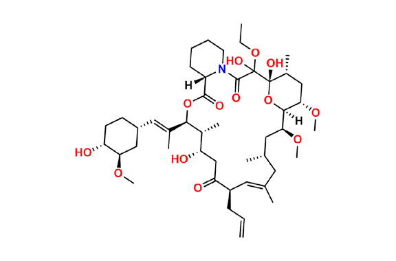 Tacrolimus 20 ethoxy acetal