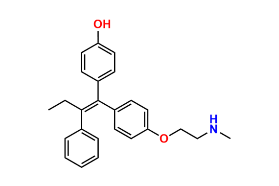 4-Hydroxy-N-Desmethyl Tamoxifen (Mixture of Z and E Isomers)