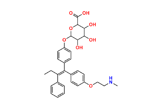 (Z)-4-Hydroxy-N-Desmethyl Tamoxifen (Endoxifen) beta-D-Glucuronide