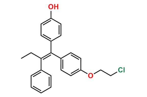 (E/Z)-1-[4-(2-Chloroethoxy)phenyl]-1-(4-hydroxyphenyl)-2-phenyl-1-butene