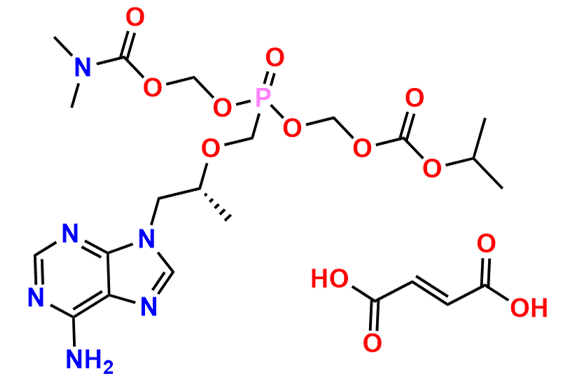 Dimethylaminocarboxymethyl POC Tenofovir Fumarate