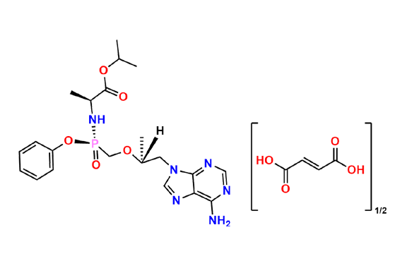 Isopropyl ((R)-((((R)-1-(6-amino-9H-purin-9-yl)propan-2-yl)oxy)methyl)(phenoxy)phosphoryl)-L-alaninate fumarate