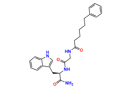 L-Tryptophanamide, N-(1-oxo-6-phenylhexyl)glycyl