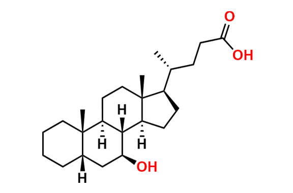 7β-Hydroxy-5β-cholanoic acid