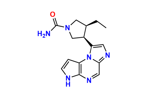 (3S,4R)-3-ethyl-4-(3H-imidazo[1,2-a]pyrrolo[2,3-e] pyrazin-8-yl)pyrrolidine-1-carboxamide
