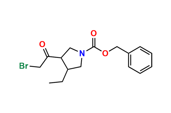 Benzyl 3-(2-bromoacetyl)-4-ethylpyrrolidine-1-carboxylate