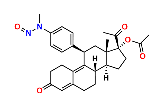 N-Nitroso Desmethyl ulipristal acetate