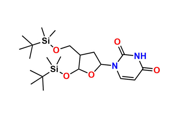 3’,5’-Bis-O-(tert-butyldimethylsilyl)-2’-deoxyuridine