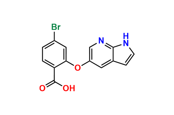 2-((1H-pyrrolo[2,3-b]pyridin-5-yl)oxy)-4-bromobenzoic acid