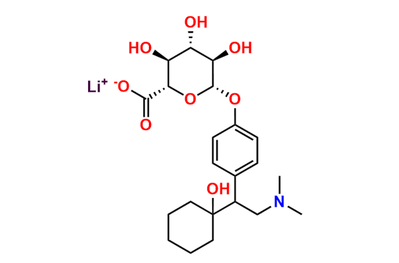 O-Desmethyl Venlafaxine Glucuronide Lithium Salt (Mixture of Diastereomers)