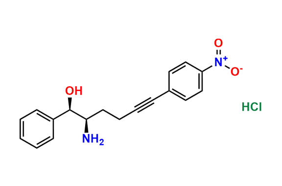 (1R,2R)-2-amino-6-(4-nitrophenyl)-1-phenylhex-5-yn-1-olhydrochloride