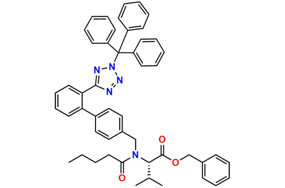 Valsartan Benzyl Ester N2-Trityl Analog