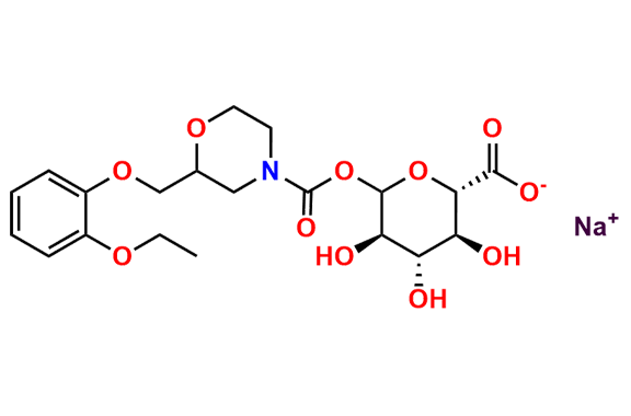 Viloxazine N-Carbomyl Glucuronide Sodium Salt (Mixture of Diastereomers)