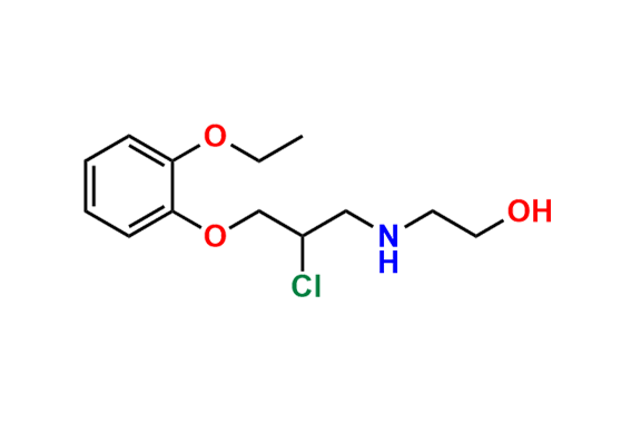 2-{[2-chloro-3- (2- ethoxyphenoxy )propyl]amino} ethan-1-ol