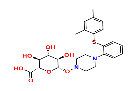 N-Hydroxylated Vortioxetine Glucuronide