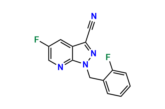 5-fluoro-1-(2-fluorobenzyl)-1H-pyrazolo[3,4-b]pyridine-3-carbonitrile
